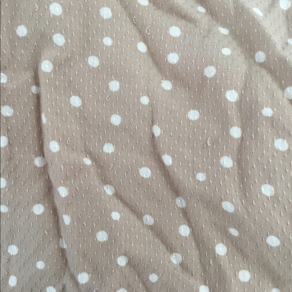 Abercrombie & Fitch Brown Polka Dot Top - Picture 9 of 9